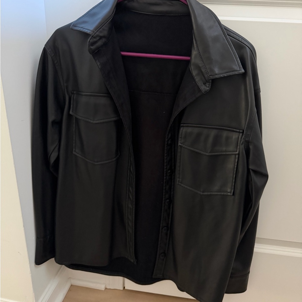 Women's Black Leather Jacket